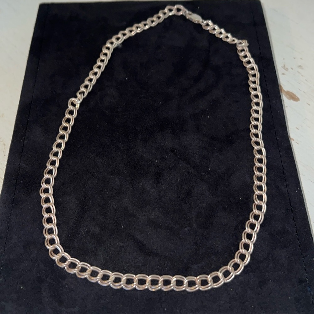 Heavy Sterling Silver 925 link necklace chain 20”